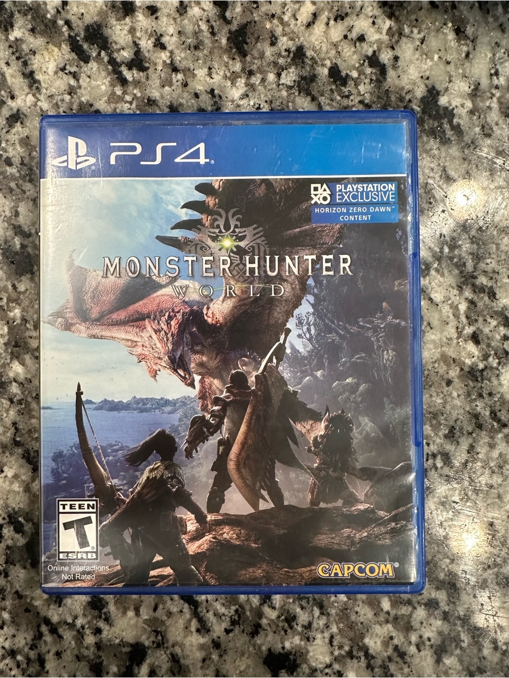 Sony PS4 Monster Hunter: World - Blue Case